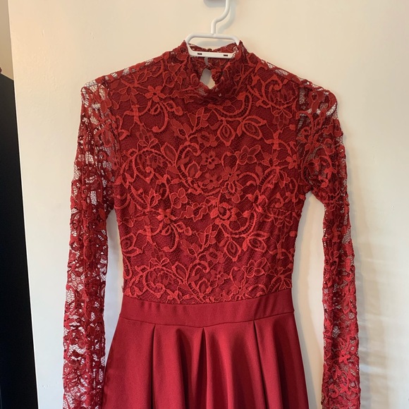 Size Small Rust-Red Skater Dress/Romper - Picture 1 of 3